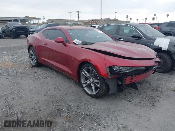 2021 Chevrolet Camaro 1LT with VIN 1G1FB1RX9M0107010, listed as a IAAI auction lot 42629591 with 65,450 mi miles and . Bid and sale history available at DreamBid. Image 1.