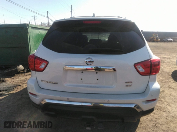 2019 Nissan Pathfinder SV with VIN 5N1DR2MM8KC621628, listed as a IAAI auction lot 41785695 with 55,003 mi miles. Bid and sale history available at carsss.com. Image 16.