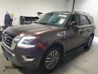 2021 Nissan Armada SL with VIN JN8AY2BB0M9792082, listed as a Copart auction lot 44565105 with 130,666 mi miles and Clean Title. Bid and sale history available at carsss.com. Image 1.