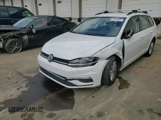 2018 Volkswagen Golf SportWagen S with VIN 3VWD17AUXJM755273, listed as a Copart auction lot 54240484 with 24,596 mi miles and Salvage Title. Bid and sale history available at carsss.com. Image 10.