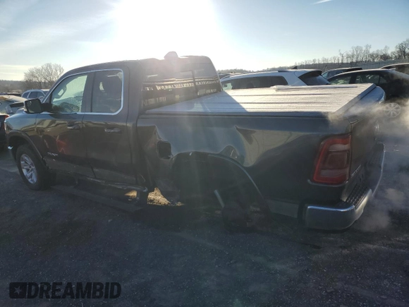 2019 Ram 1500 Laramie with VIN 1C6SRFDT9KN777070, listed as a Copart auction lot 87887465 with 68,480 mi miles and Salvage Title. Bid and sale history available at carsss.com. Image 2.