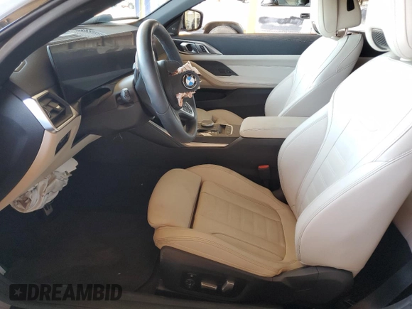 2024 BMW 4 Series 430i с VIN WBA23AT03RCP34674, выставлен на аукционе Copart как лот 57305345 с пробегом Не указан миль и Списание • Salvage title. История ставок и продаж доступна на DreamBid. Изображение 7.