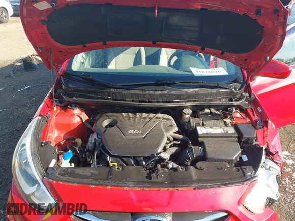 2015 Hyundai Accent GS with VIN KMHCT5AE9FU198103, listed as a IAAI auction lot 41876046 with 84,485 mi miles. Bid and sale history available at carsss.com. Image 10.