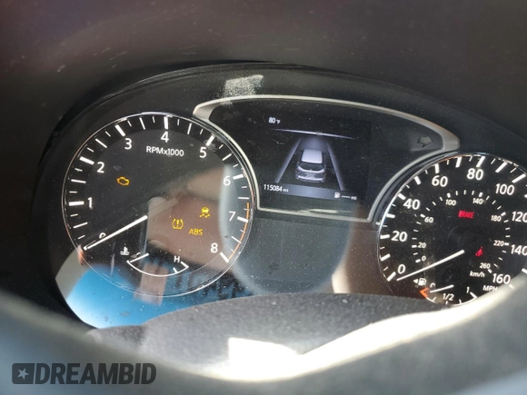 2016 Nissan Pathfinder S with VIN 5N1AR2MN1GC660242, listed as a Copart auction lot 51994375 with 115,084 mi miles and Salvage Title. Bid and sale history available at carsss.com. Image 9.