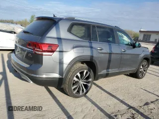 2020 Volkswagen Atlas SEL z VIN 1V2MR2CA6LC505095, wystawiony jako Copart lot #54224555 z przebiegiem 65 529 mil mil oraz Szkoda całkowita • Salvage title. Historia ofert i sprzedaży dostępna na DreamBid. Obrazek 3.
