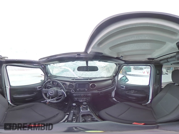 2020 Jeep Wrangler Sport S with VIN 1C4GJXAN7LW155533, listed as a Copart auction lot 44885625 with 40,045 mi miles and Salvage title. Bid and sale history available at DreamBid. Image 14.
