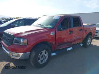 2005 Ford F-150 XLT with VIN 1FTPW12555KD00513, listed as a IAAI auction lot 41885017 with 217,032 mi miles. Bid and sale history available at carsss.com. Image 2.