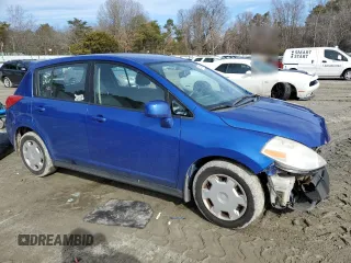 2009 Nissan Versa 1.8 SL with VIN 3N1BC13E49L469544, listed as a Copart auction lot 44134585 with 185,329 mi miles and Salvage Title. Bid and sale history available at carsss.com. Image 4.