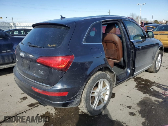 2017 Audi Q5 Premium with VIN WA1C2AFPXHA075449, listed as a Copart auction lot 42834765 with 93,026 mi miles and Salvage Title. Bid and sale history available at carsss.com. Image 3.