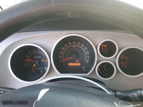 2007 Toyota Tundra SR5 with VIN 5TFRV54167X015323, listed as a Copart auction lot 46866355 with 154,367 mi miles and Salvage Title. Bid and sale history available at carsss.com. Image 9.