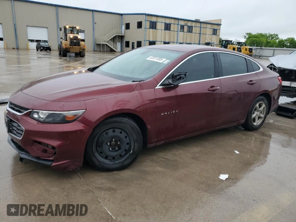 2016 Chevrolet Malibu LS with VIN 1G1ZB5ST9GF207041, listed as a Copart auction lot 52031895 with 144,555 mi miles and Clean Title. Bid and sale history available at DreamBid. Image 1.