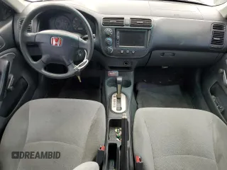 2001 Honda Civic DX with VIN 2HGES16281H614582, listed as a Copart auction lot 44421255 with 257,612 mi miles and Salvage Title. Bid and sale history available at carsss.com. Image 8.