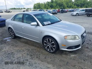 2008 Audi A4 2.0T with VIN WAUDF78EX8A016105, listed as a IAAI auction lot 42500886 with 152,395 mi miles and . Bid and sale history available at DreamBid. Image 1.