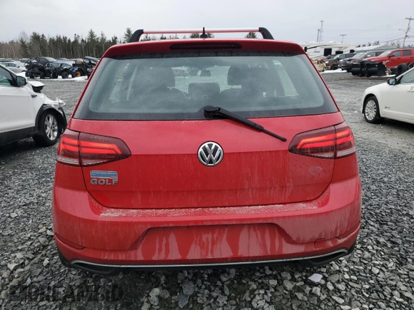 2020 Volkswagen Golf TSI with VIN 3VWW57AU2LM013207, listed as a Copart auction lot 43956314 with 40,955 mi miles and Clean title. Bid and sale history available at DreamBid. Image 6.