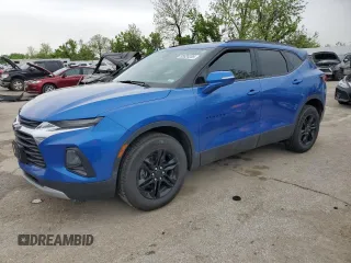 2019 Chevrolet Blazer z VIN 3GNKBBRA7KS607140, wystawiony jako Copart lot #55624285 z przebiegiem 154 090 mil mil oraz Szkoda całkowita • Salvage title. Historia ofert i sprzedaży dostępna na DreamBid. Obrazek 1.
