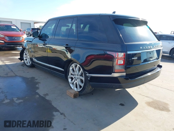 2015 Land Rover Range Rover Supercharged z VIN SALGS2TF1FA240478, wystawiony jako IAAI lot #41333524 z przebiegiem 72 110 mil mil oraz . Historia ofert i sprzedaży dostępna na DreamBid. Obrazek 3.