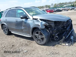 2021 Mercedes-Benz GLE 450 with VIN 4JGFB5KB4MA444476, listed as a IAAI auction lot 42072179 with 51,865 mi miles and . Bid and sale history available at DreamBid. Image 1.