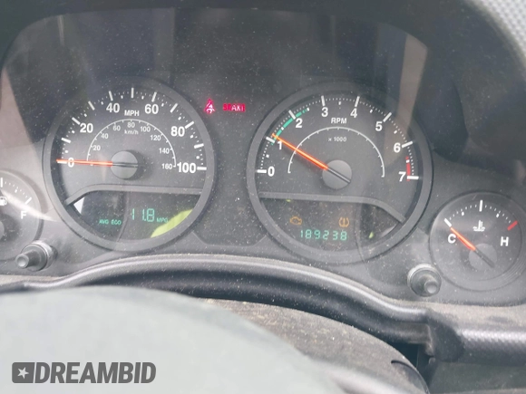 2008 Jeep Wrangler Unlimited X with VIN 1J4GA39178L570624, listed as a IAAI auction lot 42285778 with 189,238 mi miles and . Bid and sale history available at DreamBid. Image 7.