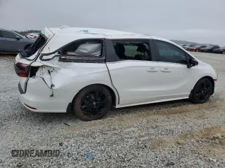 2024 Honda Odyssey Sport with VIN 5FNRL6H72RB067314, listed as a Copart auction lot 54873405 with 20,805 mi miles and Salvage Title. Bid and sale history available at DreamBid. Image 3.
