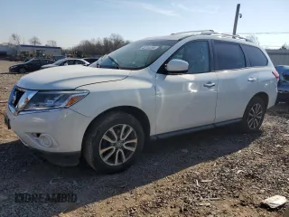 2013 Nissan Pathfinder S with VIN 5N1AR2MM6DC637459, listed as a Copart auction lot 46244265 with 149,396 mi miles and Clean Title. Bid and sale history available at carsss.com. Image 1.