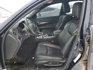 2019 Infiniti Q70 Luxe with VIN JN1BY1AR1KM586002, listed as a Copart auction lot 46111645 with 68,244 mi miles and Salvage title. Bid and sale history available at DreamBid. Image 7.