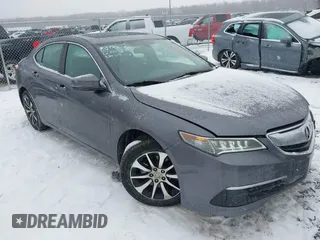 2017 Acura TLX with VIN 19UUB1F34HA001890, listed as a IAAI auction lot 41339623 with 64,434 mi miles. Bid and sale history available at carsss.com. Image 1.