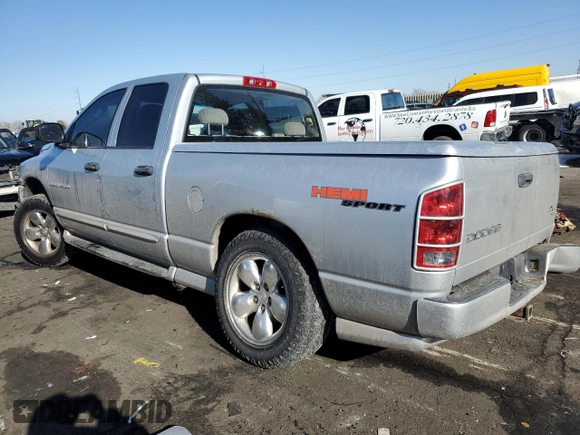2004 Dodge 1500 SLT with VIN 1D7HU18D94J246779, listed as a Copart auction lot 43258055 with 126,774 mi miles and Salvage Title. Bid and sale history available at carsss.com. Image 2.