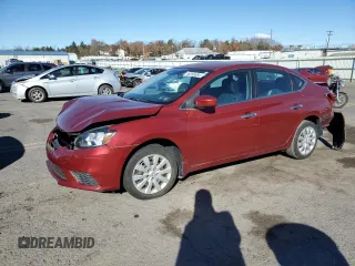 2017 Nissan Sentra SV с VIN 3N1AB7AP1HY299702, выставлен на аукционе Copart как лот 80286684 с пробегом 26 287 миль миль и Списание • Salvage title. История ставок и продаж доступна на DreamBid. Изображение 1.