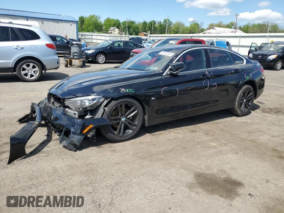 2019 BMW 4 Series 430i xDrive z VIN WBA4J3C50KBL10578, wystawiony jako Copart lot #55742005 z przebiegiem 69 543 mil mil oraz Szkoda całkowita • Salvage title. Historia ofert i sprzedaży dostępna na DreamBid. Obrazek 1.