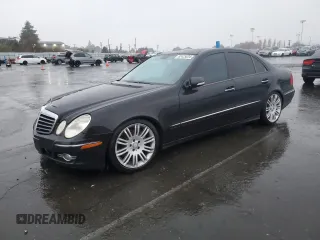 2008 Mercedes-Benz E-Class Sport 5.5L with VIN WDBUF72X98B213031, listed as a Copart auction lot 82423034 with 0 mi miles and Salvage Title. Bid and sale history available at carsss.com. Image 1.