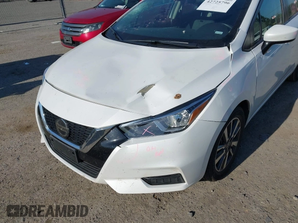 2022 Nissan Versa SV with VIN 3N1CN8EV2NL861856, listed as a IAAI auction lot 42725796 with 44,431 mi miles and . Bid and sale history available at DreamBid. Image 6.