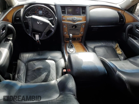 2012 Infiniti QX56 7-passenger with VIN JN8AZ2NF6C9516659, listed as a Copart auction lot 69617814 with 275,756 mi miles and Clean Title. Bid and sale history available at carsss.com. Image 8.