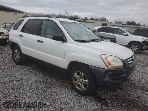 2005 Kia Sportage LX with VIN KNDJF723057076190, listed as a Copart auction lot 87240494 with 215,798 mi miles and Clean Title. Bid and sale history available at carsss.com. Image 4.