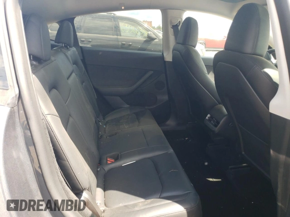 2022 Tesla Model Y Long Range with VIN 7SAYGDEE3NA007737, listed as a Copart auction lot 64602984 with 42,597 mi miles and Salvage Title. Bid and sale history available at carsss.com. Image 10.