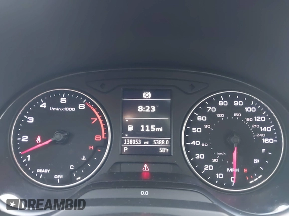 2016 Audi A3 Premium z VIN WAUA7GFF1G1013006, wystawiony jako IAAI lot #42270686 z przebiegiem 138 053 mil mil oraz . Historia ofert i sprzedaży dostępna na DreamBid. Obrazek 7.
