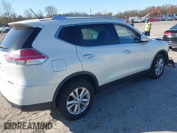 2016 Nissan Rogue SV with VIN KNMAT2MV9GP726986, listed as a IAAI auction lot 42064003 with 108,433 mi miles. Bid and sale history available at carsss.com. Image 4.