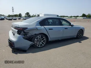 2023 BMW 7 Series 760i xDrive с VIN WBA33EJ0XPCN79892, выставлен на аукционе Copart как лот 64984174 с пробегом 7 898 миль миль и Списание • Salvage title. История ставок и продаж доступна на DreamBid. Изображение 3.