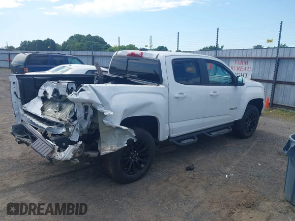 2022 GMC Canyon 2WD Elevation with VIN 1GTG5CEN0N1201355, listed as a IAAI auction lot 42295536 with 15,531 mi miles and . Bid and sale history available at DreamBid. Image 4.