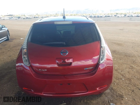 2015 Nissan LEAF SV with VIN 1N4AZ0CP5FC308068, listed as a IAAI auction lot 41582997 with 53,230 mi miles. Bid and sale history available at carsss.com. Image 16.