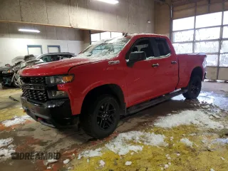 2020 Chevrolet Silverado 1500 Custom Trail Boss with VIN 1GCRYCEF8LZ204804, listed as a Copart auction lot 87606645 with 107,511 mi miles and Salvage Title. Bid and sale history available at DreamBid. Image 1.