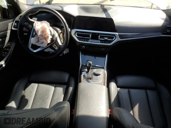 2020 BMW 3 Series 330i with VIN WBA5R1C02LFH39000, listed as a Copart auction lot 46874295 with Not provided miles and Salvage title. Bid and sale history available at DreamBid. Image 8.