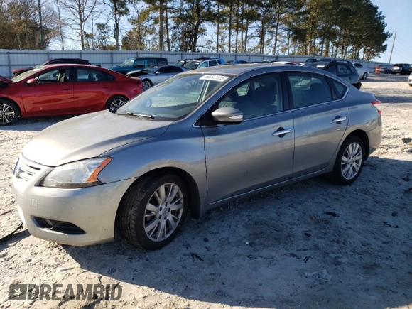 2013 Nissan Sentra SL with VIN 3N1AB7AP2DL648941, listed as a Copart auction lot 50247175 with 136,022 mi miles and Salvage Title. Bid and sale history available at DreamBid. Image 1.