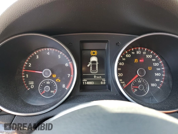 2011 Volkswagen GTI w/Sunroof & Navi PZEV z VIN WVWGD7AJXBW094892, wystawiony jako Copart lot #78673604 z przebiegiem 114 883 mil mil oraz Szkoda całkowita • Salvage title. Historia ofert i sprzedaży dostępna na DreamBid. Obrazek 9.
