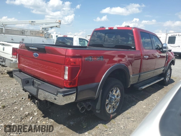 2022 Ford F-350 XL with VIN 1FT8W3BT2NEC84672, listed as a Copart auction lot 51667575 with Not provided miles and Salvage title. Bid and sale history available at DreamBid. Image 3.