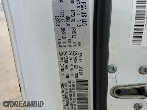 2019 Jeep Cherokee Limited с VIN 1C4PJLDB1KD416188, выставлен на аукционе Copart как лот 79232114 с пробегом 103 372 миль миль и Списание • Salvage title. История ставок и продаж доступна на DreamBid. Изображение 15.