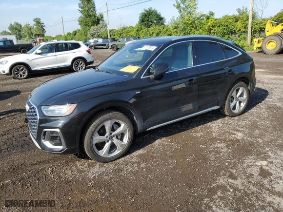2021 Audi Q5 Sportback S line Premium with VIN WA14AAFY9M2118487, listed as a Copart auction lot 67170974 with NaN miles and Non Repairable. Bid and sale history available at carsss.com. Image 1.