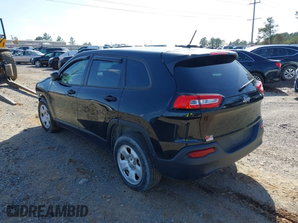 2016 Jeep Cherokee Sport with VIN 1C4PJLAB3GW274135, listed as a IAAI auction lot 40210694 with 141,989 mi miles and . Bid and sale history available at DreamBid. Image 3.