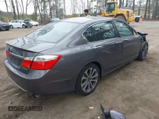 2014 Honda Accord Sport with VIN 1HGCR2F59EA162651, listed as a IAAI auction lot 41779670 with 107,668 mi miles and . Bid and sale history available at DreamBid. Image 4.