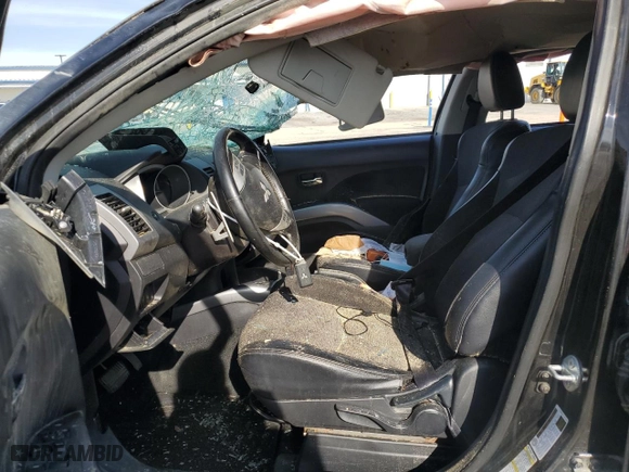 2010 Mitsubishi Outlander SE with VIN JA4AS3AW1AZ014063, listed as a Copart auction lot 79934964 with 140,404 mi miles and Salvage Title. Bid and sale history available at carsss.com. Image 7.
