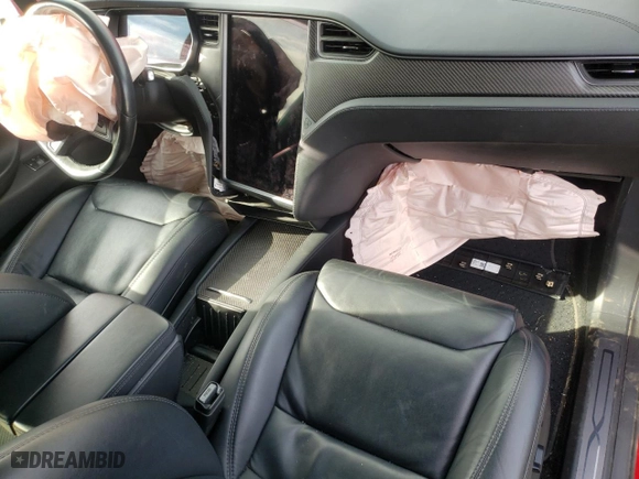 2018 Tesla Model X 75D with VIN 5YJXCDE28JF137763, listed as a Copart auction lot 45158763 with 53,320 mi miles. Bid and sale history available at carsss.com. Image 8.